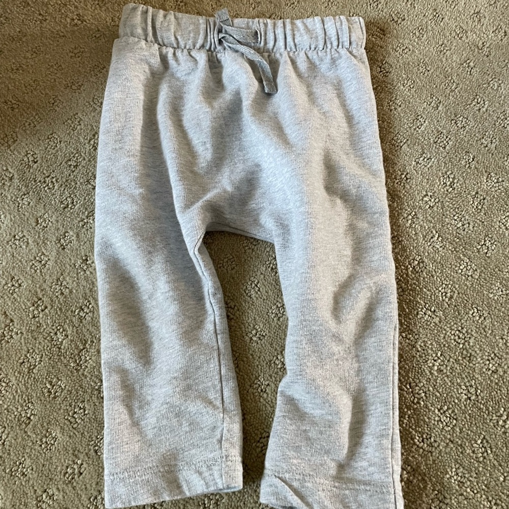 Nordstrom Grow with Me Organic Cotton Drawstring Pants 9-12M